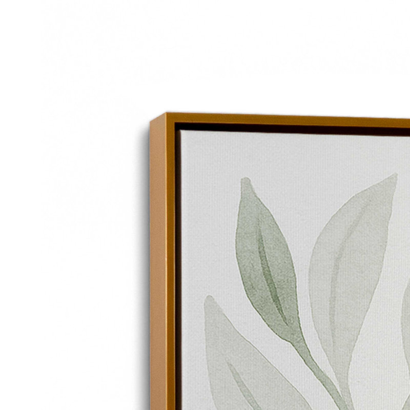 «Garden Whispers», ensemble de 2 impressions, Cadre flottant doré poli, 36 po x 24 po