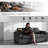 68-Inch Tufted Sleeper Sofa With Rotating Side Table, Cup Holders & USB Ports-508689698