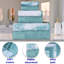 Ensemble de serviettes 100% coton Kreager 500 GSM-111684958-98495543