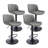 Upholstered Adjustable Height Counter Stool-1319467798