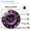 Horloge murale en verre 12 po Glowing
