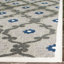 Tapis gris/argenté Salesville-21600406
