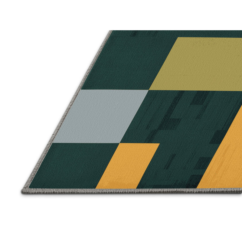 Terrain Mosaic Rug, Square 3'