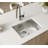 Cantrio KSS-2318-0 23 inch 18-Gauge 304 Stainless Steel Undermount Kitchen Sink