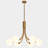 6-light Dimmable Modern Chandelier Sputnik Chandelier For Kitchen Island Bedroom Dining Room