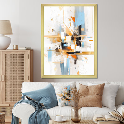 Beliziare " Orange Blue Symmetrical Abstractions "