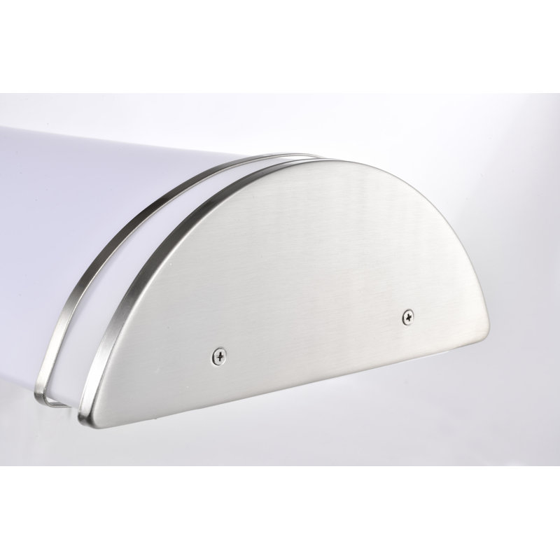Myrical Acrylic LED Flush Mount, 4.5" H x 50" W x 12" D, Brushed Nickel