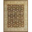 Tapis brun fait à la main de style Apolinaire Ankara, 9 pi 1 po x 12 pi 2 po