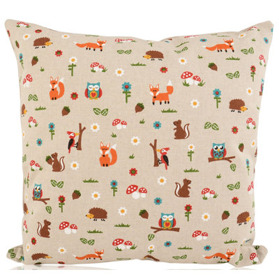Rainer Animal Print Square Cushion