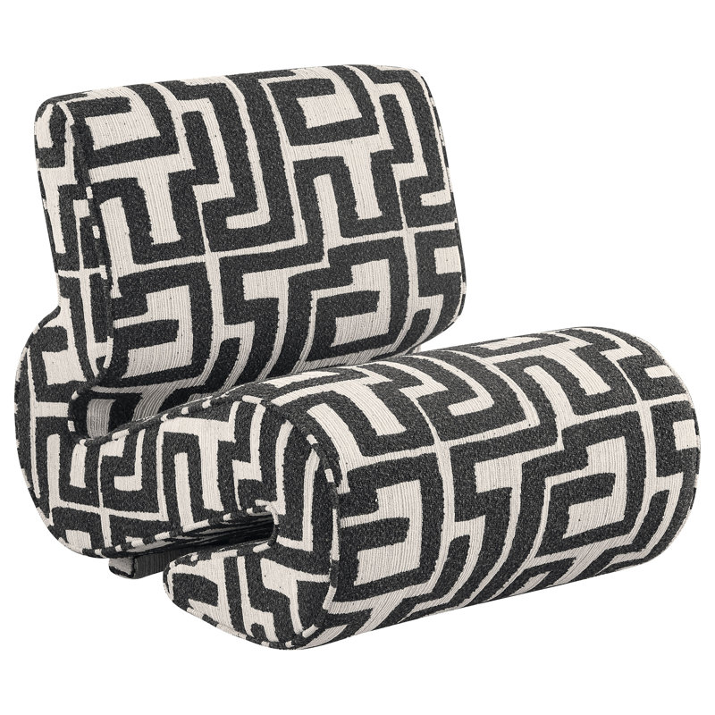 Chaise d'appoint Eimer, Noir