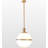 Adalbero 1 - Light Champagne Metallic Single Pendant