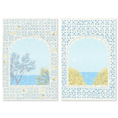 Mediterranean Window Set Set by Oliver Gal