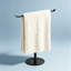 Porte-serviettes en forme de T avec support intégré pour salle de bain, organisateur de comptoir étanche en acier inoxydable avec base antidérapante pour cuisine, coiffeuse et entrée, support de rangement léger et multifonctionnel