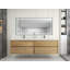 Ensemble de meuble-lavabo double mural 84 po Seavy-1018436945