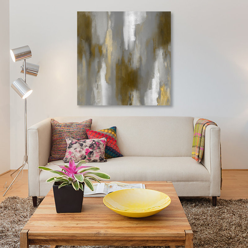 « apex gold iv », impression sur toile, H 48 po x l 48 po x P 1,5 po, Toile tendue, Pas de tapis