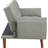 Grey Tufted Convertible Sofa Bed