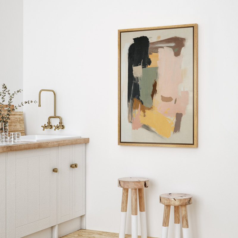 Impression sur toile de blocs de couleurs abstraites colorées, décorations murales de chambre à coucher rustiques modernes