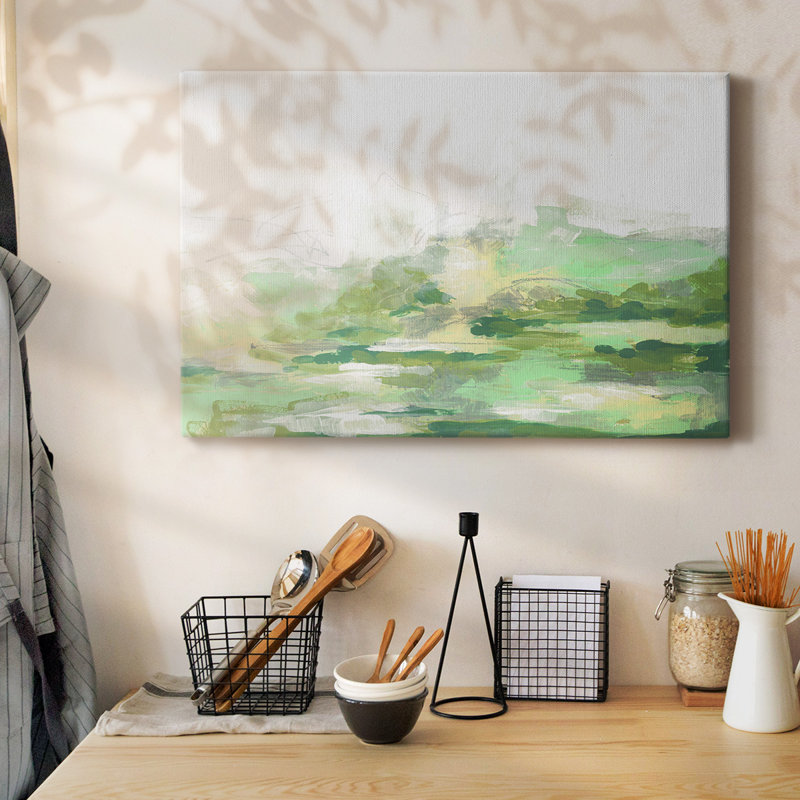 «Green Mist Vista II», toile tendue avec châssis, H 8 po x l 12 po