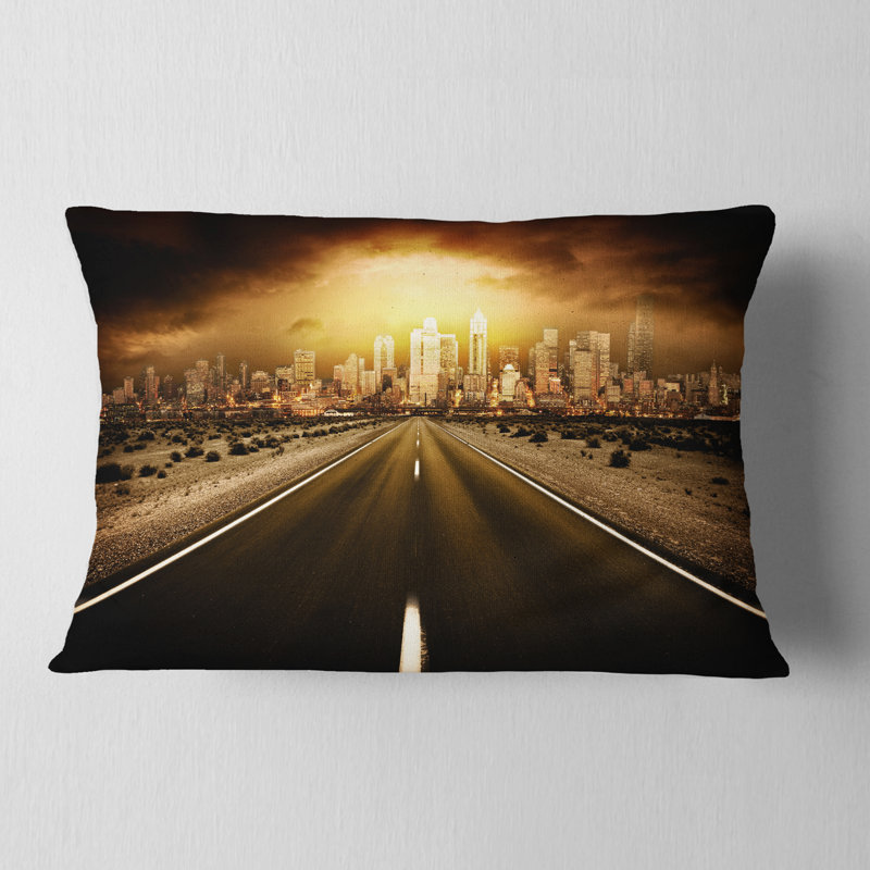 Coussin Landscape World End, Rectangulaire, 12 po x 20 po