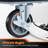 Foldable Platform Truck Push Dolly, Heavy Duty Rolling Cart with 360 Degree Swivel Wheels-69527695