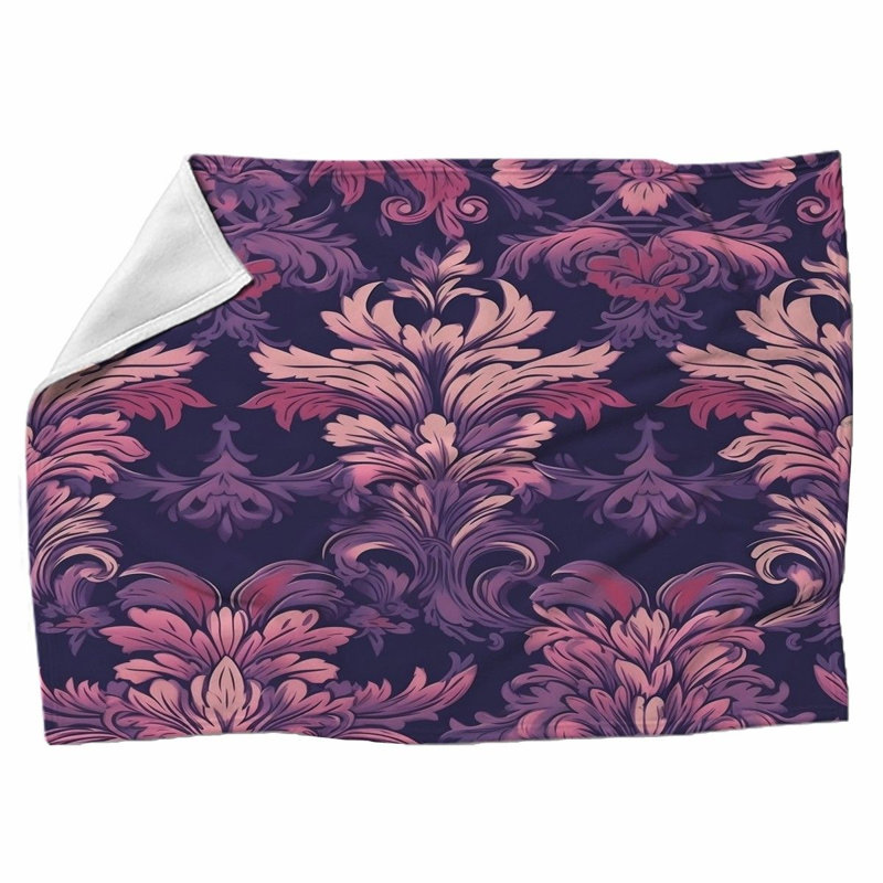 Machine Printed Throw Blanket, Throw