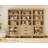 74" Tall  Bookshelf With Glass Doors And Drawers, Farmhouse Bookcase With Adjustable Shelves, Versatile Hutch Cabinet For Living Room, Home Office, Library, Brown-825945530