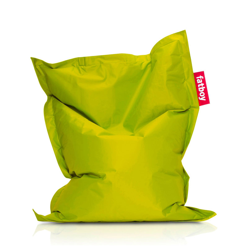 Original Slim Bean Bag Chair, 51" x 39", Dark Gray