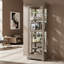 Martindale Solid Wood Lighted Curio Cabinet-54853194