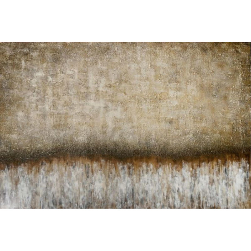 Golden Dawn Print by Beverly Fuller, Hand Painting Glass Coat with Glitter