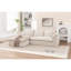 Canapé modulaire 103 po avec méridienne en forme de L, canapé modulaire désossé large de 103 po pour le salon, aucun assemblage requis-1790389927