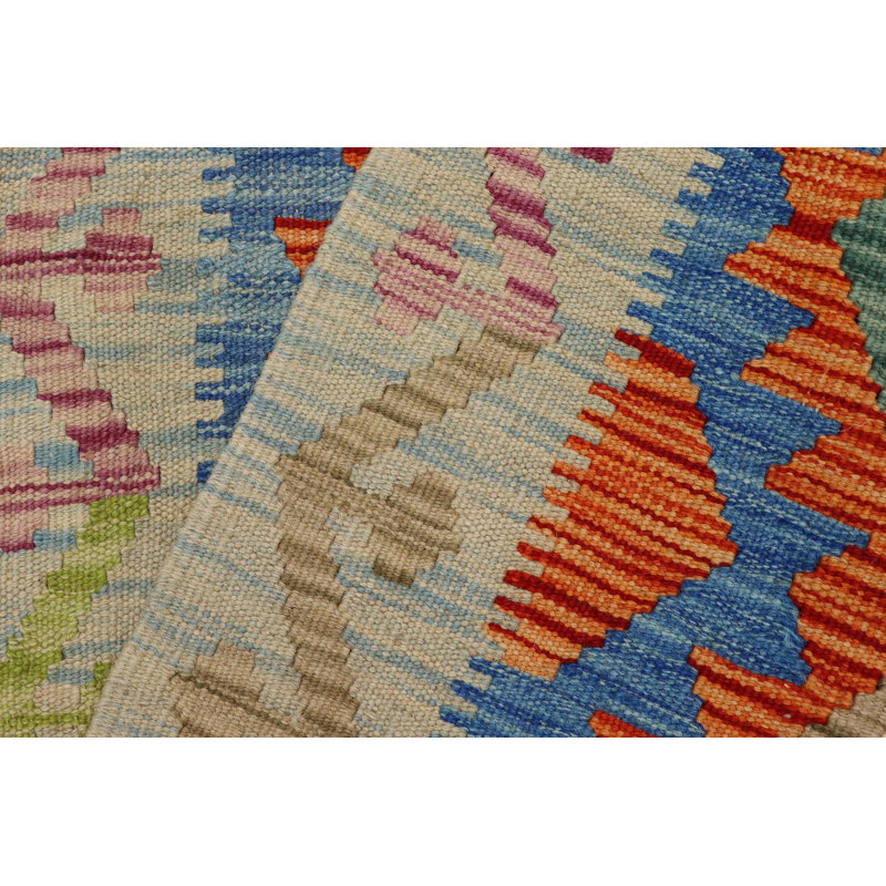 One-of-a-Kind Foreston Hand-Knotted New Age 2'2" X 3'3" Wool Area Rug in Muilticolor