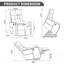 Fauteuil inclinable électrique Chenille-874245168