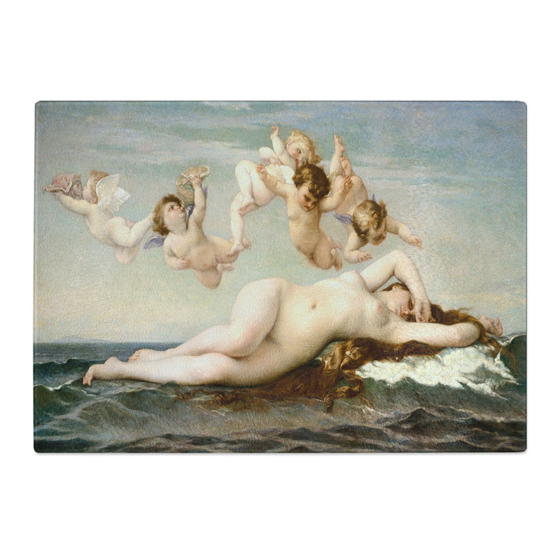 The Birth of Venus Vol.1 by Alexandre Cabanel Chopping Board, 20cm W x 28.5cm L