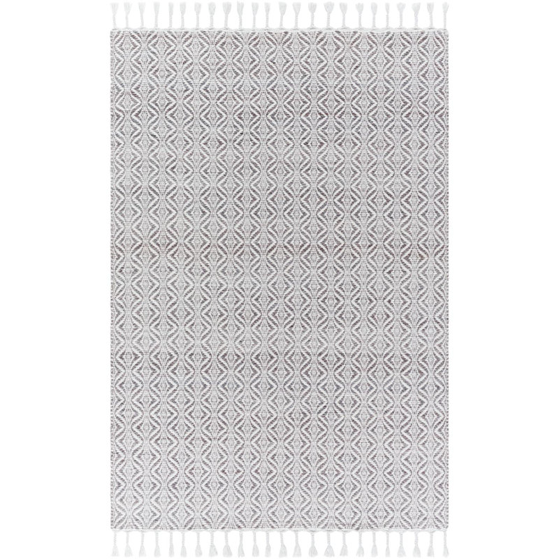 Tapis tissé à la main Bhaktivinod, Rectangle 6 pi x 9 pi