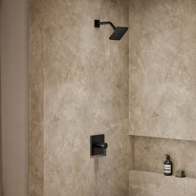 Parallel™ Rite-Temp Shower Trim, Matte Black