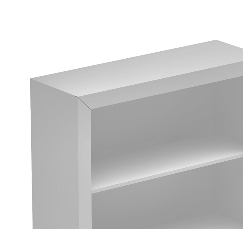 Bibliothèque Olinda 1.0 avec 5 tablettes en blanc, Blanc