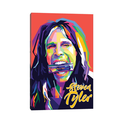 Steven Tyler II by Dayat Banggai  Wrapped Canvas GalleryWrapped Canvas Gicl&eacute;e