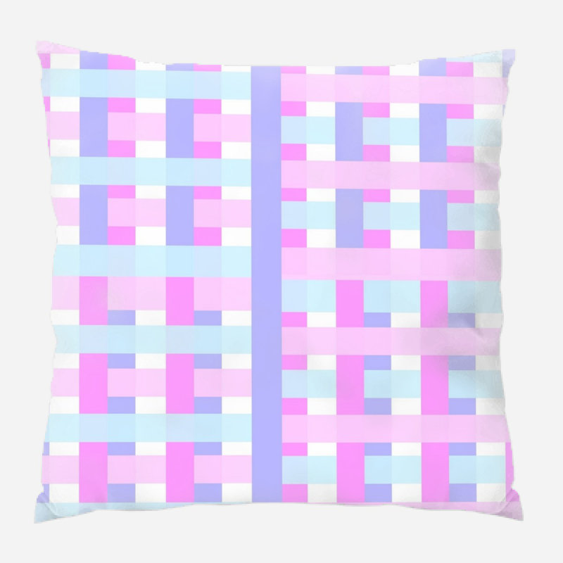 Coussin décoratif Gingham