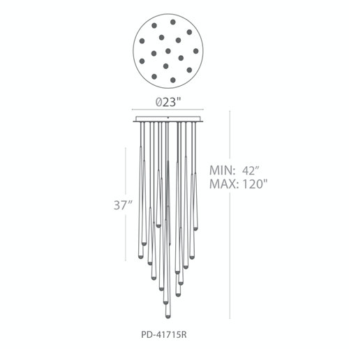 Cascade 15 - Light LED Pendant