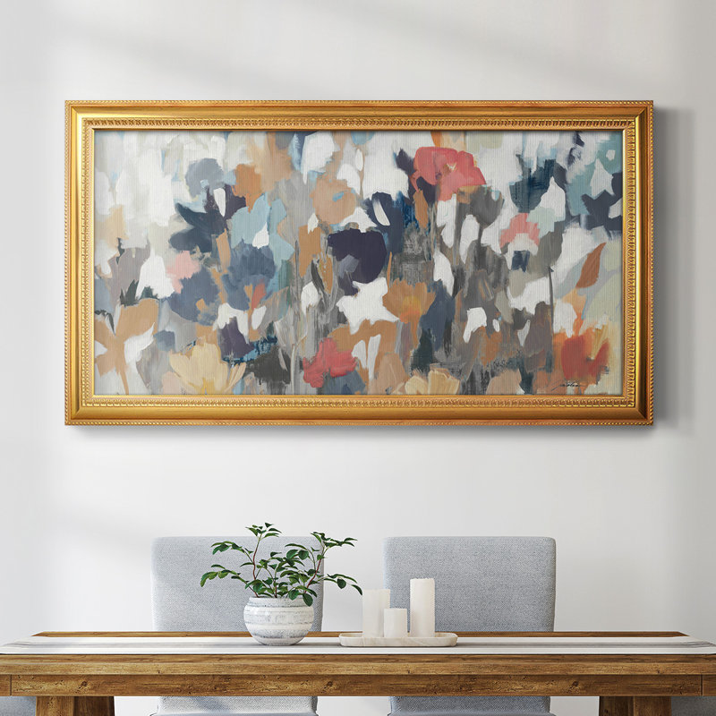 CORNER FLOWER STAND " Corner Flower Stand " Watercolor Print, 21" H x 37" W x 2.5" D