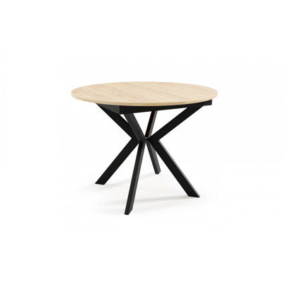 Antrese Round Metal Base Dining Table
