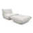 White Microfiber/Microsuede