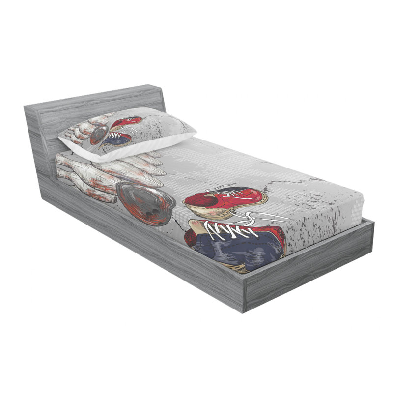 Microfiber Sheet Set, Twin XL Sheet Set with Fitted Sheet