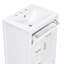 Meuble-lavabo traditionnel 24 po avec comptoir en céramique 24 pièces-431109266