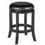 Tabouret de bar pivotant en bois massif