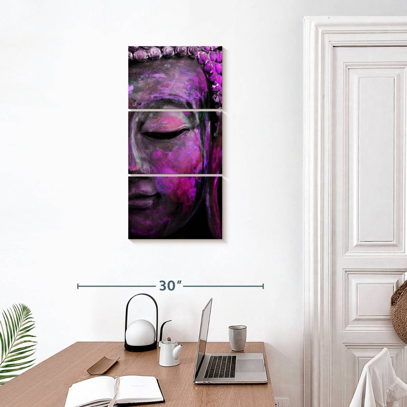 Buddha Face, 32" H x 15" W