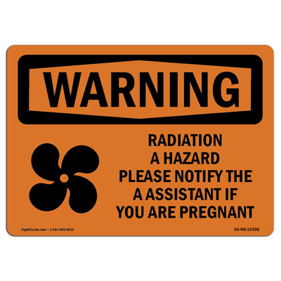 Radiation Hazard Please Notify Sign