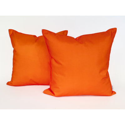 Solid Outdoor Accent Pillow Covers