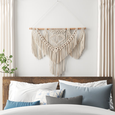 Hand Woven Blended Fabric Wall Hanging