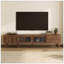 Meuble télé avec portes en verre pour téléviseur de 85 po ou moins Modern Modern-129911932